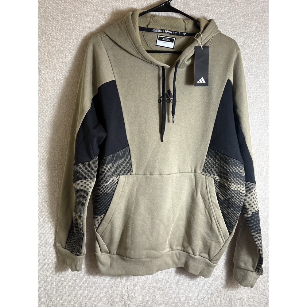NWT Adidas Military Appreciation Hoodie IB3726 Orbit Green/Black Men's Sz - L